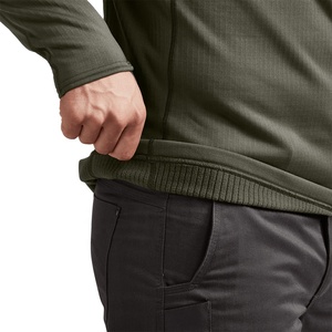 Sweat à capuche de chasse pour homme, manches longues, couleur unie, coupe-vent, respirant, évacuant l'humidité, haut d'extérieur pour l'hiver - Product Image 6
