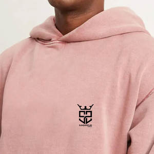 Basiques du vêtement d'hiver : sweats à capuche délavés, couleur unie, 100% coton, écologiques, durables, vêtements de mode fabriqués au Pakistan - Product Image 5