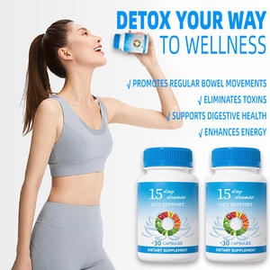 Capsule di pulizia del <span class=keywords><strong>Colon</strong></span> di 15 giorni supporto naturale disintossicazione perdita di peso intestinale Detox capsula dimagrante <span class=keywords><strong>Private</strong></span> <span class=keywords><strong>Label</strong></span> integratore di fabbrica - Product Image 3