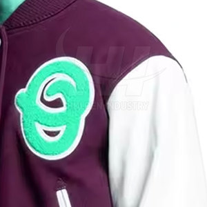 Chaqueta Letterman de tela suave, estilo moderno, ideal para el invierno, muy vendida. - Product Image 6