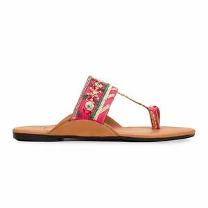 Chappal de fantaisie rose pour les femmes - Product Image 1