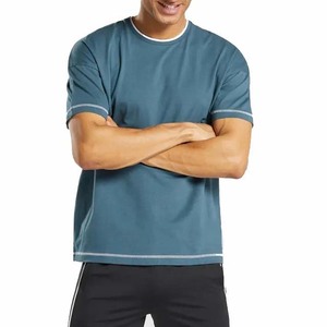T-shirts Homme Coupe Classique Vente Chaude OEM Personnalisables Logo Streetwear Coton Respirant Séchage Rapide Col Rond Été - Product Image 1