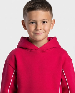 Conjunto Deportivo para Niños, Sudadera con Bloques de Color, Pantalones Deportivos, Conjunto Deportivo de Algodón y Felpa para Niños, Ropa Casual de Calle para Invierno, Conjunto a Juego para Niños - Product Image 6