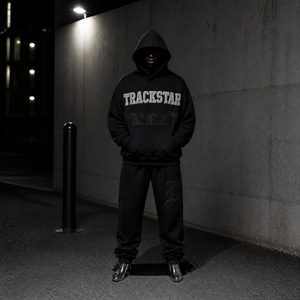 เสื้อสเวตเชิ้ตคอเต่าโอเวอร์ไซส์ปักลายโลโก้ Trackstar สำหรับผู้หญิง ผ้าฝ้ายฟลีซ สไตล์ลำลอง สตรีทแวร์ รับผลิตแบบ OEM ODM รหัสสินค้า TS-MN-013 สำหรับธุรกิจ B2B - Product Image 4