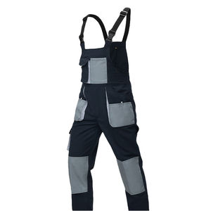 Salopette de travail robuste en coton – Salopette de peintre légère et flexible, ajustable, coupe slim, confortable, avec protection intégrée - Product Image 6