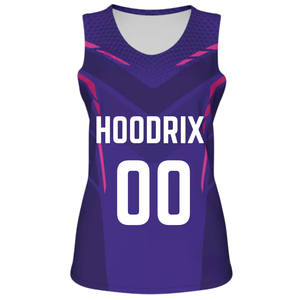 Low MOQ Custom Printed Sleeveless Dodgeball Jersey Women Elastic Performance Fit Team Uniform Factory Supplier Ladies Sports - Product Image 1