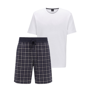 Ensemble de shorts décontractés pour hommes, été, tissu en polyester/coton peigné, taille élastique, séchage rapide, respirant, imperméable, personnalisable - Product Image 4