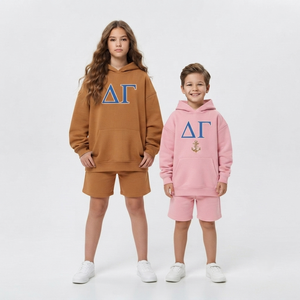Ensemble assorti sweat à capuche imprimé et short pour garçons, en molleton de coton confortable, pour jeunes, décontracté, hiver - Product Image 2