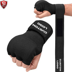 ผ้าพันมือเจลสำหรับชกมวยแบบกำหนดเอง MMA โลโก้สั่งทำได้ คุณภาพสูง พร้อมแผ่นเจลเสริมด้านในและผ้าพันมือ - Product Image 5