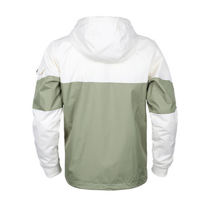 Sweat-shirt à capuche pour homme, color-block, manches raglan, en molleton, décontracté, pour l'automne, coupe classique, en coton tricoté, blanc, marine, orange - Product Image 4