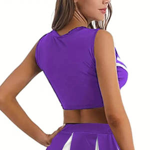 <b>Light</b> Weight Solid Color Cheerleading Uniform Premium Quality Cheerleading Uniform - Product Image 6