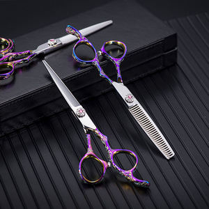 Ciseaux de coiffure 6'' en acier inoxydable JP, ensemble de ciseaux de barbier professionnels pour la coupe de cheveux, avec sac inclus - Product Image 3