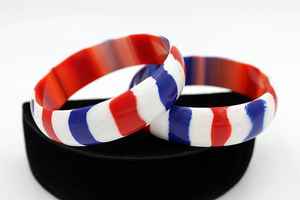 Bracelet en résine sculptée multicolore, fait à la main, motif floral géométrique, bijoux de mode pour femmes, accessoire de collection - Product Image 5