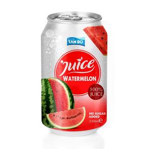 Bebida Tropi Juice 330ml Lata Corta de Aluminio 100% Puré de Frutas Bajo en Grasa Recién Exprimido con Sabor a Sandía y Fruta de la Pasión Esterilizado - Product Image 2