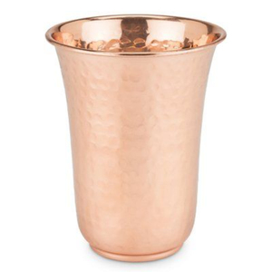 Handcrafted Pure Copper Hammered Water Glass Authentic Tumbler for Health Benefits Eco-Friendly Restaurant & Home Decorative - Product Image 1