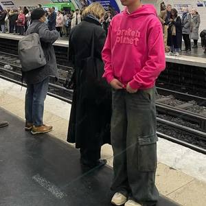 Chándal de mezcla de algodón de alta calidad 2025, sudadera para hombre, sin cuerda, sin bolsillos, jersey de gran tamaño, ropa de calle, estilo térmico - Product Image 3