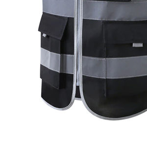Chaleco Reflectante de Alta Visibilidad, Transpirable, de Poliéster, con Certificación CE, Colores Personalizados, Servicio OEM, Ropa de Trabajo de Seguridad - Product Image 6