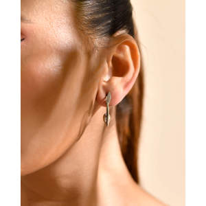 Pendientes de Plata Meera Jaipur Sev, Modelo MTER540, de la India - Product Image 5