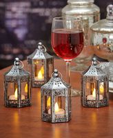 Lanterne marocaine suspendue en fer et verre de forme personnalisée, impression typographique, logo personnalisé, faite à la main, écologique, pour la maison et Noël