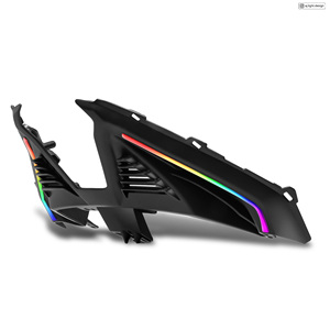 AJ LIGHT DESIGN Nueva Luz Trasera de Señalización para Motocicleta Aerox NVX V3, LED RGB Secuencial, Control por Aplicación, Plug and Play - Product Image 1