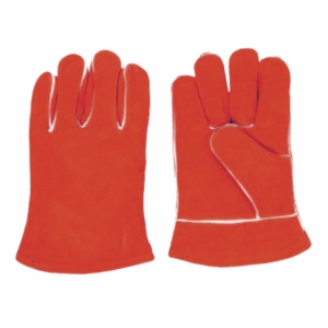 ถุงมือเชื่อมหนังวัวแท้คุณภาพสูง ถุงมือป้องกันความปลอดภัยทางอุตสาหกรรม ทนทานต่อการเสียดสี - Product Image 4