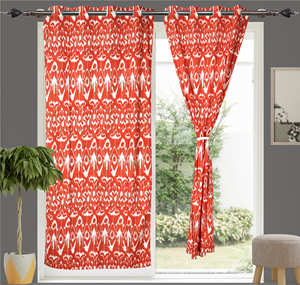 Cortinas de Algodón con Diseño Bohemio Estampado, con Bolsillo para Varilla, para Ventanas, Interiores y Exteriores, Hoteles, Hospitales y Hogares - Product Image 3