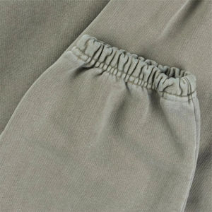 Men's Vintage Straight Woolen Casual Sweatpants Elastic Waist Drawstring Side Pockets Midweight Knitted Cotton Autumn Wear - Product Image 5