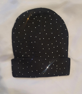 Bonnet tricoté unisexe d'hiver fait main, chaud, avec strass de haute qualité, dernier modèle, design de personnage brodé en 3D - Product Image 1