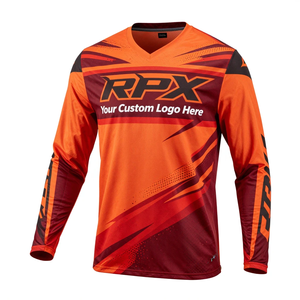 Camiseta de Motocross de Manga Larga para Hombre, Sublimada, de Secado Rápido, Diseño para Carreras - Product Image 1