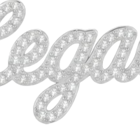 Collier Pave Script Legacy pour Femme, Pendentif Lettre en Cristal Couleur Or Élégant, Bijou Tendance, Chaîne de Luxe, Qualité Supérieure