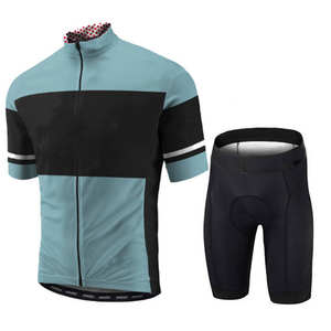 Ensemble Maillot et Cuissard de Cyclisme OEM en Gros de Haute Qualité, Respirant, Léger, Séchage Rapide, Uniforme à Manches Courtes, Nom d'Équipe Personnalisé - Product Image 4