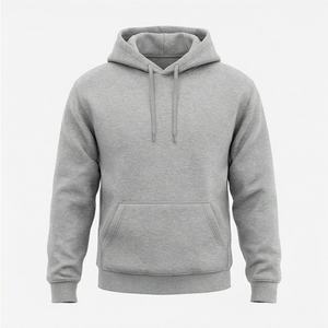 Sudaderas con Capucha Casuales para Hombre, 100% Algodón, Logotipo Personalizado, Diseño Sólido, Forro Polar Térmico, Ecológicas, Transpirables, OEM - Product Image 1