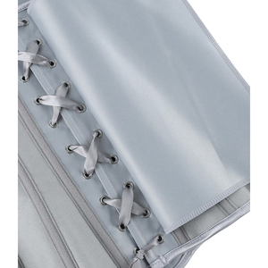 Corset sous-poitrine en cuir PU bio personnalisé OEM ODM avec fermeture à agrafes, antibactérien et respirant, pour sculpter la silhouette - Product Image 6