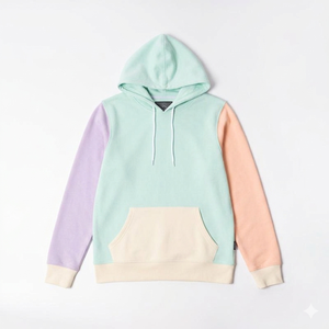 <b>Men</b> Hoodie <b>Pullover</b> Sweatshirt Soft Cotton Blend Long Sleeve Casual Wear with Adjustable Hood and Kangaroo Pocket - Product Image 1