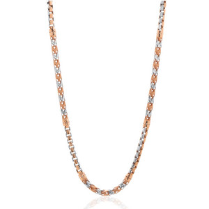 Chaîne pour homme en or rose 18 carats, 20,020 g, taille standard, collier en or véritable pour hommes, chaîne à maillons de luxe, bijoux fins, élégant accessoire pour le cou - Product Image 2