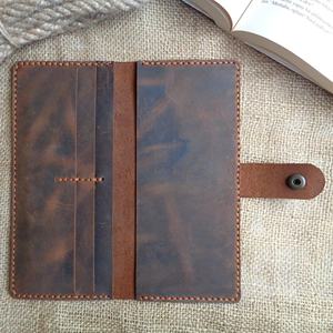 Monedero multifunción de estilo largo para mujer, billetera inteligente de gran capacidad, billetera de cuero para tarjetas, - Product Image 1