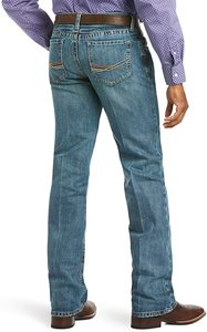 Fashion New Design Hot-sell Ripped Vintage <b>Elastic</b> Breathable Long Pants Men's Denim <b>Jean's</b> Loose <b>Jeans</b> for Men - Product Image 2