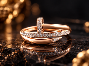 Anillo de Diamantes Entrelazados Chapado en Oro Rosa Sólido de 9k con Banda de Eternidad con Piedra Cultivada en Laboratorio Certificada por IGI para Mujer, Regalo de Boda - Product Image 4