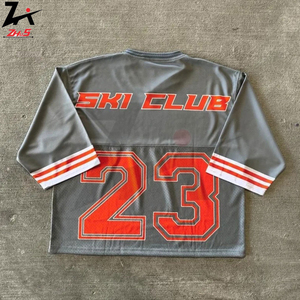 Maillots de football américain imprimés à manches courtes, légers, de qualité supérieure, confortables, à séchage rapide et respirants, en vente - Product Image 5