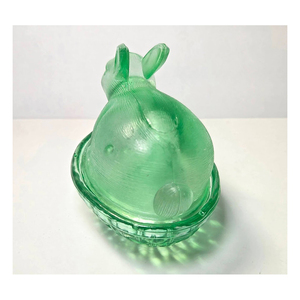 Mini figurine de lapin en verre pour décoration de table et emballage cadeau à prix réduit - Product Image 3