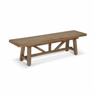 Table à manger au design minimaliste avec plateau carré en bois et structure en teck pour ensemble de jardin - Product Image 4