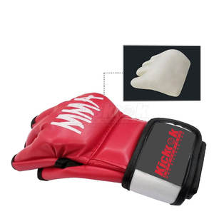 Guantes de MMA de alta gama con construcción duradera y comodidad extra, diseñados para luchadores profesionales y uso en entrenamiento de gimnasio. - Product Image 3