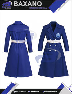 Manteau en laine de haute qualité pour femmes Zeta Phi Beta ZPB Sorority, trench-coat long avec ceinture ZPB Sorority - Product Image 6