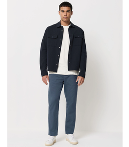 กางเกงชิโนทรงตรงผู้ชายแบบจีบเดี่ยว ทรงเข้ารูป เอวยางยืด ผ้าคอตตอนทวิลผสม ขายส่ง/สั่งตัดได้ - Product Image 3