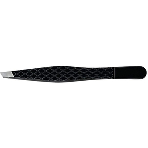 แหนบกำจัดขนคุณภาพพรีเมียม แหนบสำหรับผู้ชาย ผู้หญิง และเด็ก สแตนเลสสีดำ แหนบปลายเฉียงแบบมืออาชีพ รุ่น 2026 - Product Image 1