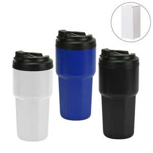 Vaso Térmico de Acero Inoxidable para Viajar, 473 ml, Aislamiento al Vacío, Tapa Abatible, Diseño Moderno para Viajes al Aire Libre - Product Image 6