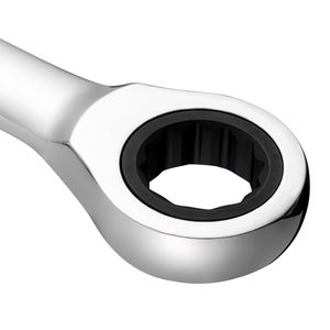 Jeu de clés à cliquet combinées de 16 pièces avec support de rangement, acier Cr-V, métrique 8 mm-24 mm - Product Image 2