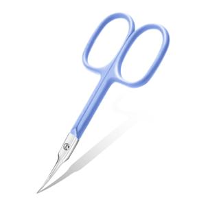 Tijeras para Cutículas Extra Finas, Acero Inoxidable de Grado Quirúrgico, Hojas Curvas Cuadradas, para Diestros, para Manicura y Cejas - Product Image 2