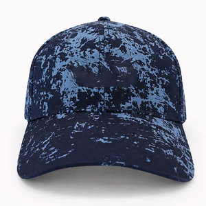 Baseball Trucker Cap <b>Foam</b> Denim Adjustable Breathable <b>Waterproof</b> Distressed Unisex Low MOQ High Quality 3D Embroidery Logo - Product Image 2