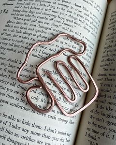 Unique Handmade Copper Bookmark For Reading Enthusiasts Looking For Elegant <b>Book</b> Accessories - Product Image 4